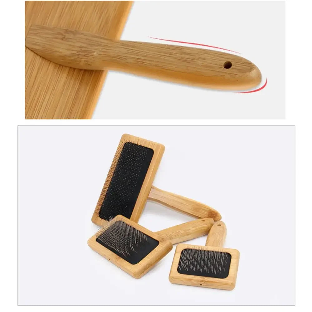 Natural Bamboo Handle Comb