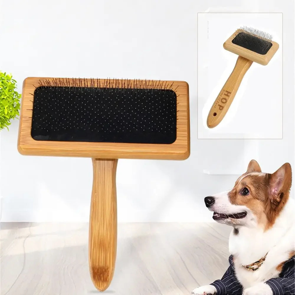 Natural Bamboo Handle Comb