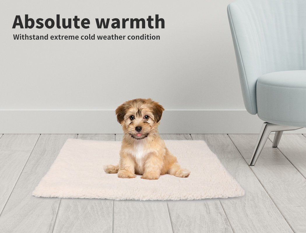 PaWz Heated Pet Bed Heating Pad Dog Beds Bedding Soft Mattress Cushion