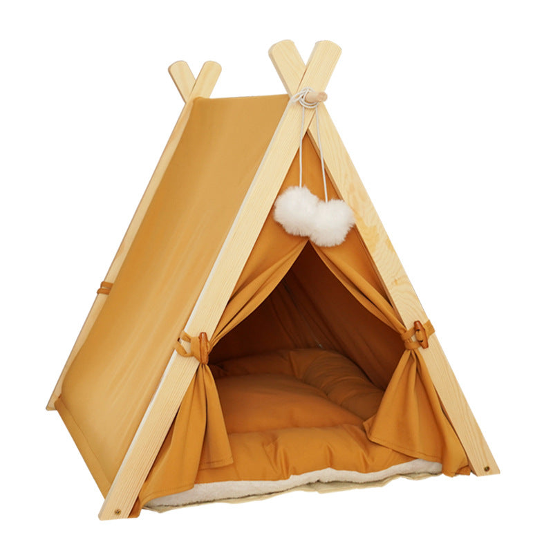 Winter Cat Bed Little Mat Basket