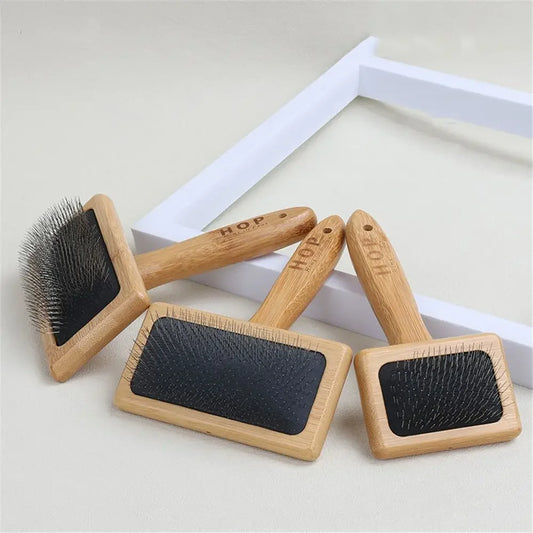 Natural Bamboo Handle Comb